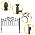 thumbnail image 4 of Yoneston Vintage Metal Queen Headboard with 3-Level Height Adjustment Design, Black, 4 of 8