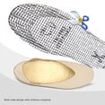 thumbnail image 6 of MOMOJIA 4 Pair Aluminum Foil Insulating Shoe Insoles with Lambswool Warm Comfort Inserts, 6 of 8