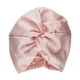 thumbnail image 4 of (3 pack) Conair Earth-Friendly Planet Upcycled Smooth Beauty Sleep Cap, Pink, 4 of 6