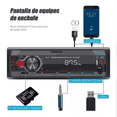 thumbnail image 4 of Auto Estereo Bluetooth Mp3 Radio Manos Libres Aux Fm Sd Usb Negro, 4 of 5