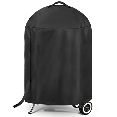 Grill Cover,26-inch Heavy Duty 300D Oxford Waterproof Windproof UV Resistant BBQ Gas Grill Cover for Outdoor Barbecue Fit Most Brands Weber,Brinkmann,Char Broil,Holland