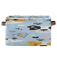 thumbnail image 2 of Cute Doodle Dogs Paw Prints Hearts Square Storage Bins with Handles Collapsible Containing Box 2 Packs, 2 of 9