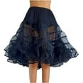 thumbnail image 3 of Malco Modes | Women's Vintage Tulle Petticoat Half Slip Tutu Underskirt | 578 (Black, Extra Large), 3 of 3