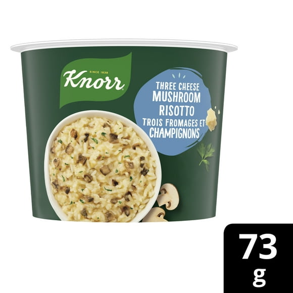Knorr Cheese Mushroom Risotto Rice Cup, 73g Rice Cup