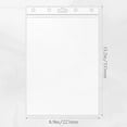 thumbnail image 2 of 10 Pack Job Ticket Holders 8 1/2" x 11" Waterproof Zip Page Protectors Heavy Duty Dry Erase Document Storage Shop Ticket Holders, 2 of 7