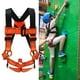 thumbnail image 3 of Cinturones de Arnés de en Roca para Jóvenes Adultos de árboles Negro anaranjado Sunnimix Arnés de escalada en roca, 3 of 8