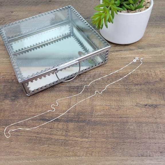 Italian Sterling Silver 18-inch Box Chain