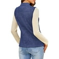 thumbnail image 4 of a.Jesdani Womens Fleece Vests lightweight Soft Fleece Vest Zip Jackets with Pockets M-3XL, 4 of 11