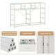 thumbnail image 5 of Cómoda ancha de 10 cajones para dormitorio – Mueble organizador con estructura de acero y superficie de madera – Diseño multifuncional para sala, pasillo o armario – Soporte para TV, tocador, 5 of 7