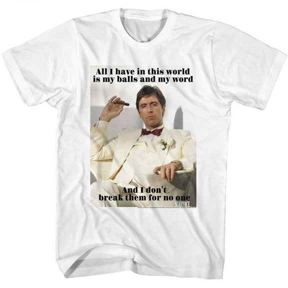 Scarface Movies Break Adult Short Sleeve T Shirt