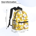 thumbnail image 4 of Lsque Lilies Flowers Classic Casual Backpack - Large Capacity Water-Resistant Backpack for School, Work, Travel, and Outdoor Activities, 4 of 8