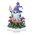 thumbnail image 2 of Acrylic Suncatcher Colorful Window Hanging Ornament for Home Car Garden Decoration and Enchanted Hat Design for Festive Display, 2 of 5