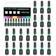 thumbnail image 1 of Uxcell 20pcs Punta de destornillador cuadrada SQ3 1/4" vástago hexagonal 25mm/1" longitud magnética 4 puntos puntas de destornillador hexagonal varilla de 3.5mm, 1 of 7