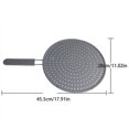 thumbnail image 4 of Billuyoard Pantalla de salpicaduras conveniente para la pantalla de salpicaduras de silicona limpia de la cocina del guardia para la sartén Cocina y Comedor B, 4 of 5