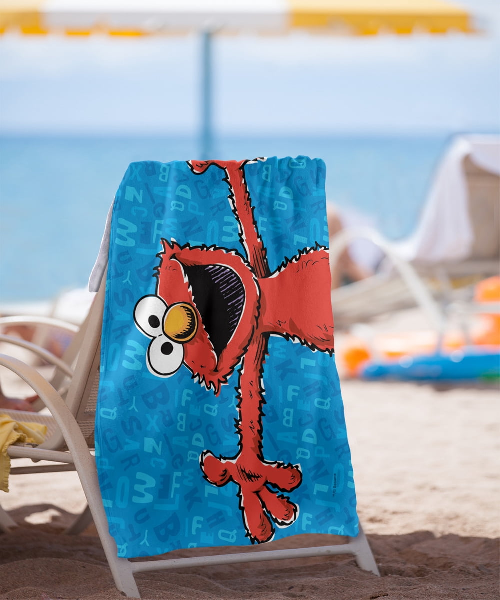 Sesame Street Elmo Character Officially Licensed Beach Towel 30' X 60'
