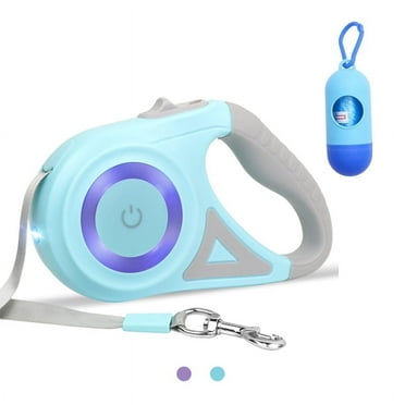 BEBANG Retractable Dog Leash with Chew Proof Wire Rope, 20ft Dog Leash Retractable with Poop Bag Dispenser for Small Medium Large Dog Up to 110lbs