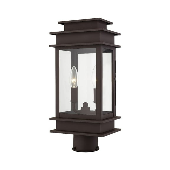 Livex Lighting Princeton 2 Light Outdoor Post Lantern