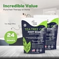 thumbnail image 4 of Foot Cure Tea Tree Oil Foot Soak with Epsom Salt for Toenail Fungus, Athlete's Foot, Callus Softening, Foot Odor Scent - 2Pack, 4 of 10