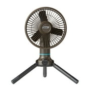 Coleman Onesource Multi-Speed Portable Fan & Rechargeable Battery, Black, Built in Flash Light