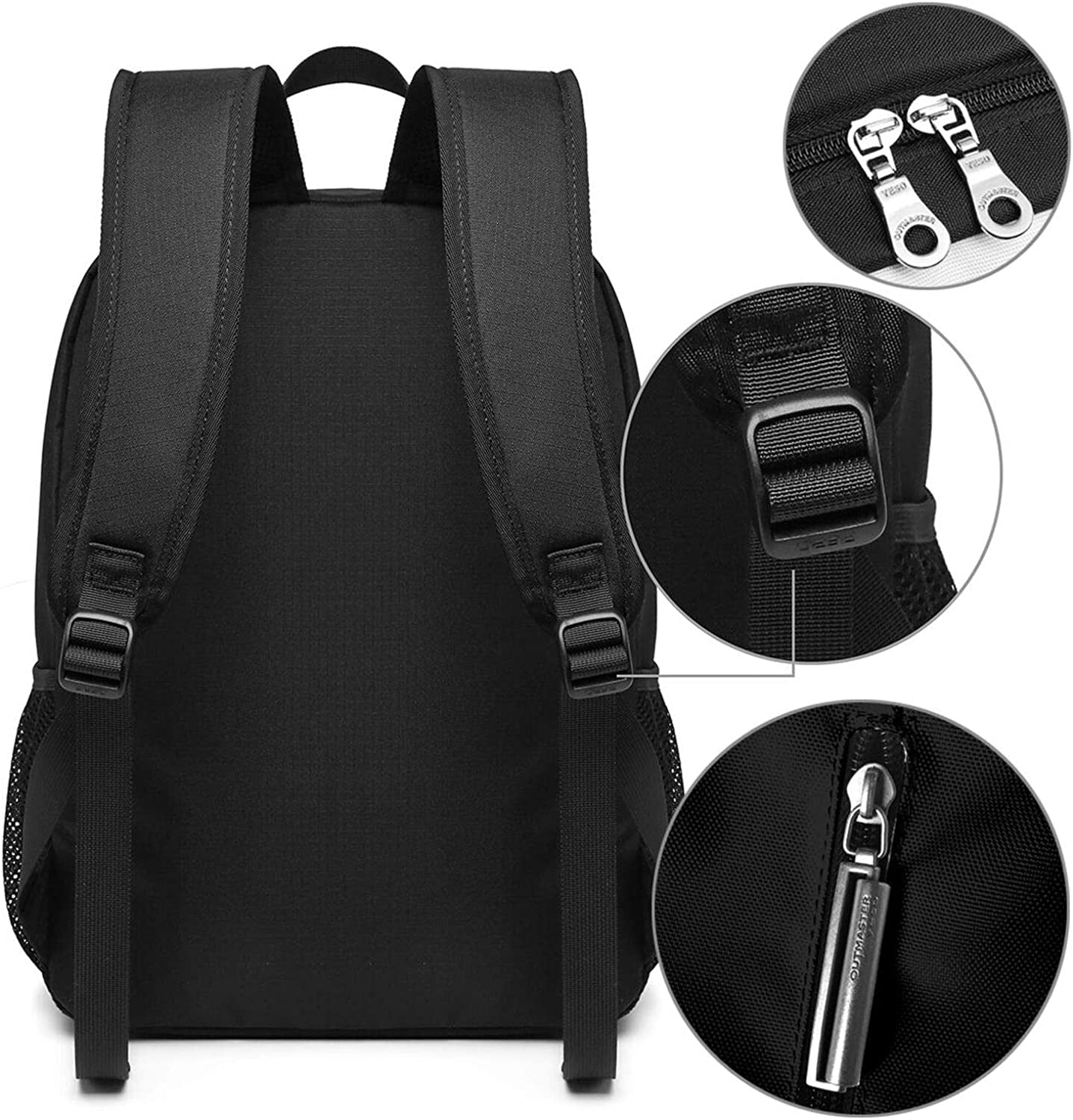 Xrp Ripple Travel Laptop Backpack, Business Anti Theft Slim Sturdy Laptops Backpacks, College Computer Bag Gift for Men & Women Fits 17 Inch Notebook,Black