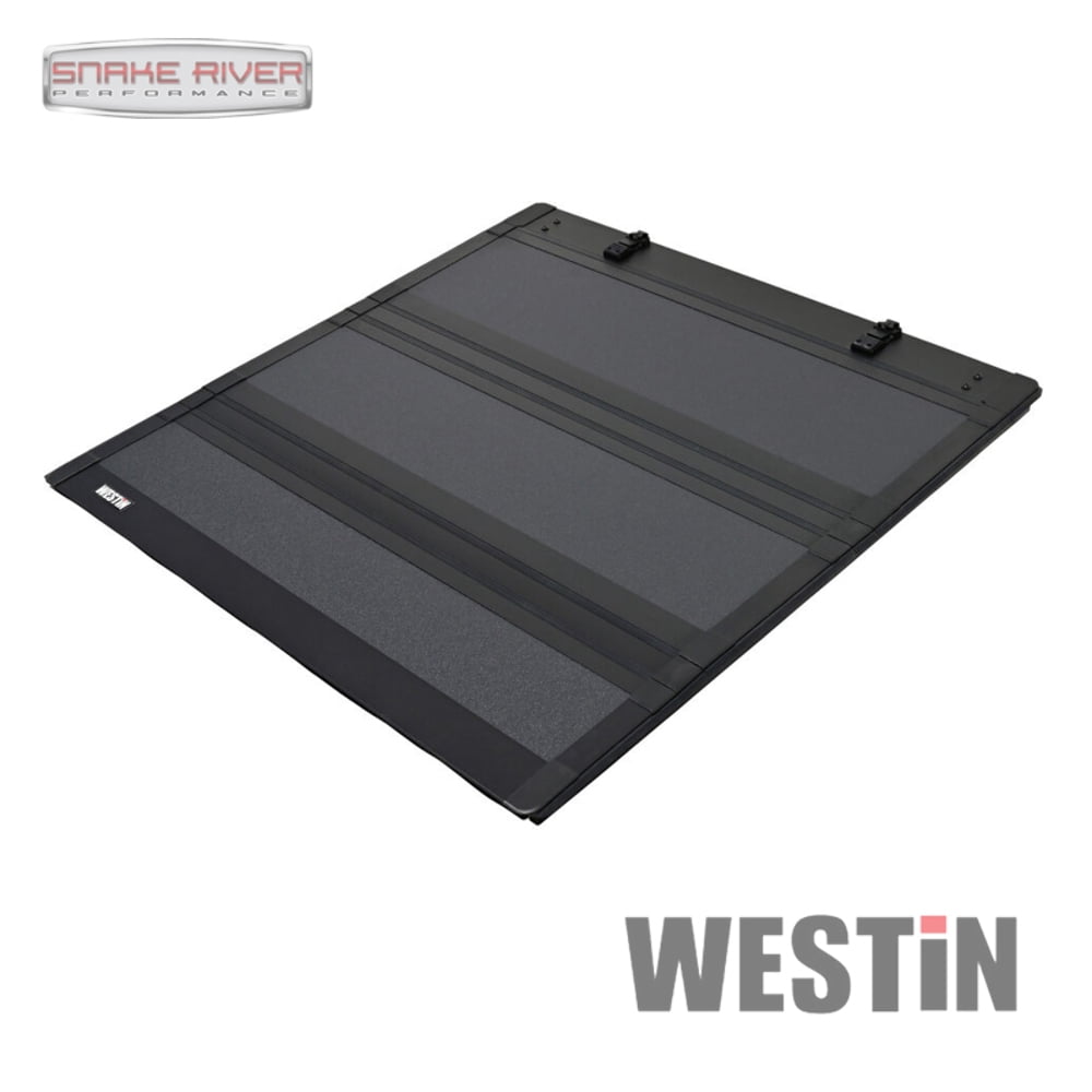 Westin 19-22 Chevrolet/GMC Silverado/Sierra 5ft. 8in. Bed Hard Tri-Fold Tonneau Cover - Black