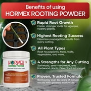 Hormex Rooting Powder #16 - Root Hormone & Stimulator for Difficult Hardwood Plant Cuttings , 1 LB