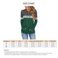 thumbnail image 5 of Sudadera con capucha para mujer, Top informal, sudadera con cordón de 3 colores, fibra de poliéster para otoño, 5 of 5