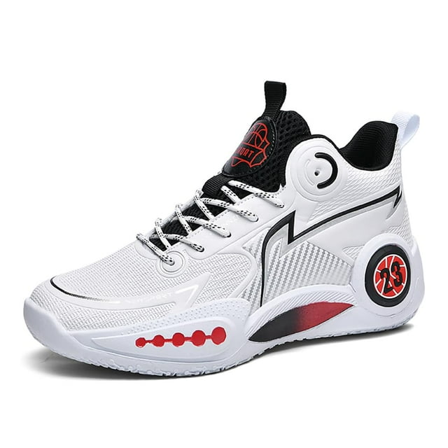 Bolognifi Men's Basketball Shoes Anti Slip Sports Shoes with Rubber Soles Suitable for Outdoor Training