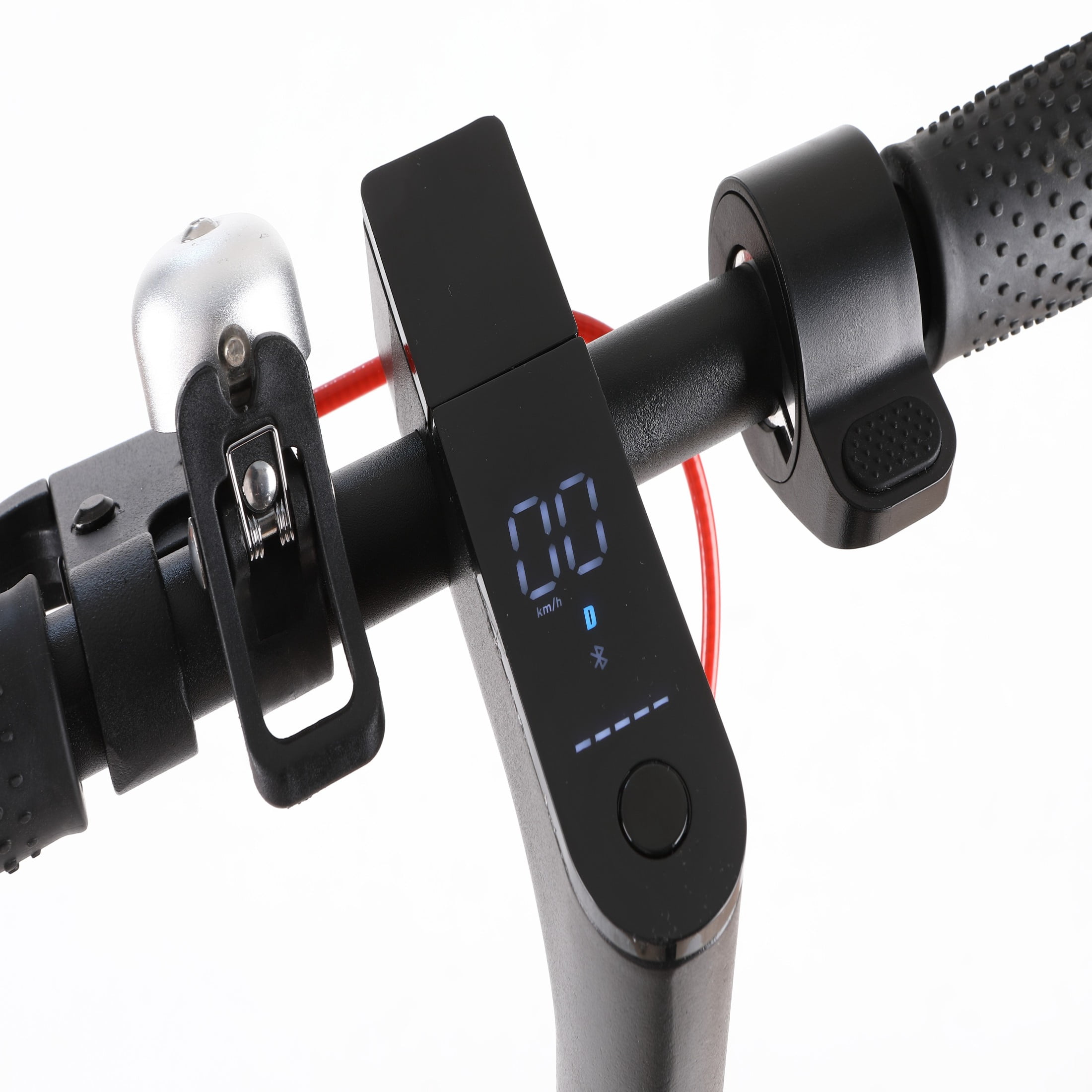 350W Adult Electric Scooter - 8.5 Inch Solid Tire LED Display 20KM Range Foldable Commuter Scooter