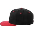 thumbnail image 3 of Original Team Coach Snapback Hat Classic Layered Arched Letters Flat Bill Cap, 3 of 3