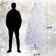 thumbnail image 2 of Árbol de Navidad artificial Juegoal de 6 pies preiluminado con luces LED, 2 of 9