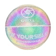 thumbnail image 3 of Baloncesto Luminoso Sunnimix Talla Oficial 7 Neumático Blanco Colorido, 3 of 7