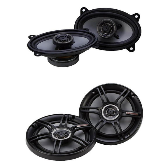 Crunch 250W 4" x 6" Coaxial Car Audio Speakers   Crunch 300W 6.5" CS Speakers