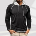 thumbnail image 2 of Diufon Men's Hoodies Casual Long Sleeve Pullover Lightweight Hooded Sweatshirts Drawstring Sports Tops, 2 of 8
