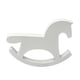 thumbnail image 1 of Regalos Hechos Del Bebé Del Modelo de para La Decoración de Navidad Del Escritorio Del Dormitorio para hogar gris Macarena Caballo mecedora de madera, 1 of 6