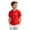 X152 Red, variant on Bysome Boys Tops Summer Graphic Print Short Sleeve Lapel Neck Tees Soft Boys Shirt Size 3-4 Years Red
