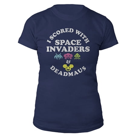 Deadmau5 Juniors I Score With Space Invaders T-Shirt S