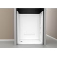 thumbnail image 3 of Anzzi SW-AZ8078 Rose 74" High X 48" Wide Alcove Shower Wall - White, 3 of 11