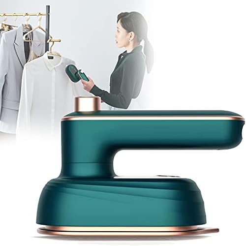 Plancha de ropa profesional, miniplancha de vapor portátil, máquina de planchado colgante portátil, plancha eléctrica de mano, minivaporizador de ropa plegable para el hogar, viajes y negocios (sin v