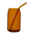 thumbnail image 4 of Taza de vidrio Macarena Recipiente para jugo de paja 350ml Taza novedosa, 4 of 8