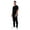 Black, variant on Men's 6 Pocket Soft Stretch Uniform Scrubs - Style ST101