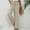 Beige women wide leg pants a1, variant on Cagogo Women's Wide Leg High Waisted Trousers with Pockets Solid Casual Lounge Long Pants Workout Beach Clothes, Pink L