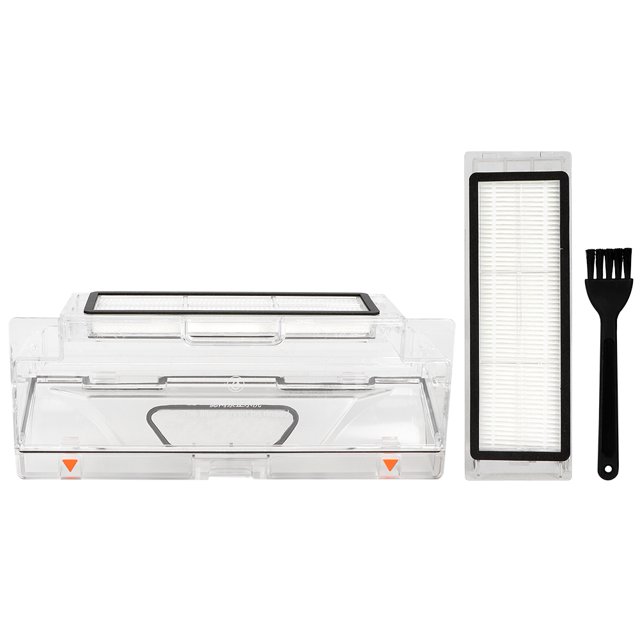 Caja de polvo + filtro + cepillo de repuesto para repuestos de aspiradora Robot MIJIA