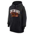 thumbnail image 2 of Women's G-III 4Her by Carl Banks  Black Cincinnati Bengals Filigree Logo Pullover Hoodie, 2 of 3