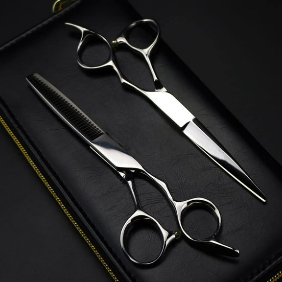 6.0 Inch Professional Hairdressing Scissors Salon Hairdresser Hair Trimming and Cutting Hair Thinning 440C High Hardness