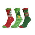 thumbnail image 1 of Elf OMG Santa Quote 3 Pack Crew Socks, 1 of 1
