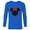 Navy, variant on Minnie Mouse Mamá Mom Red Bow Family Día de la Madre - Long Sleeve T-Shirt for Men - Customized-Athletic Heather
