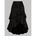 thumbnail image 2 of Female Renaissance Pirate Skirt Gothic Steampunk Victorian Skirts, 2 of 4