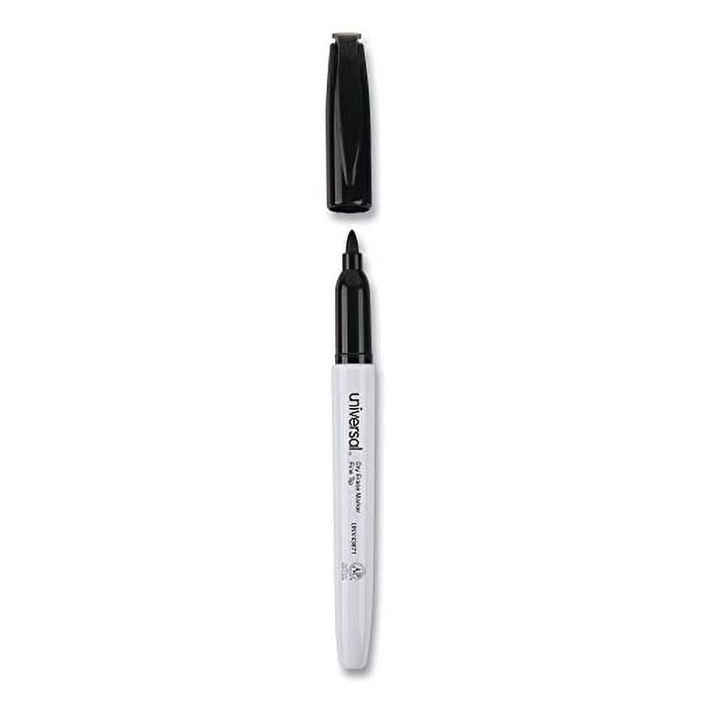 Marking Pen, Dry Erase, Black, VP2, EA - 1502921