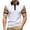 A-White1295, variant on Bibifish Mens Polo Shirts Short Sleeve Color Block Raglan Casual Shirts Classic Fit Daily Wear Tops